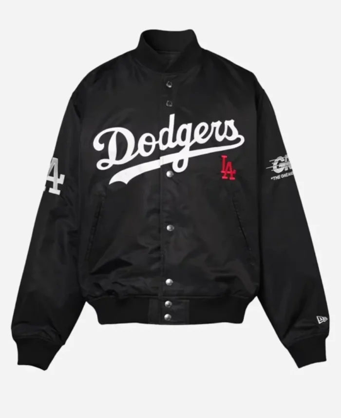 Los Angeles Dodgers x GR8 Tokyo Series Black Varsity Jacket
