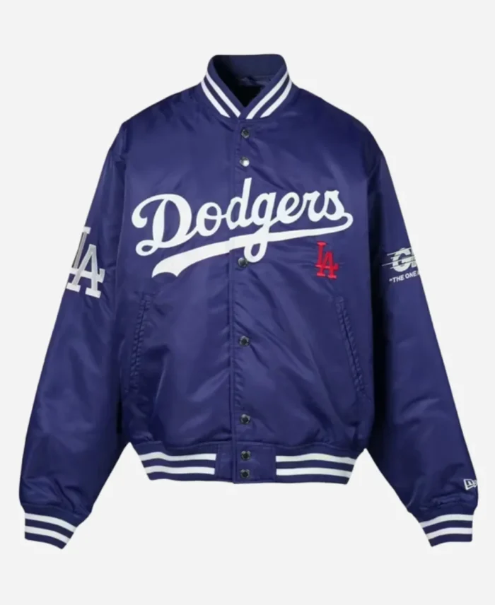 Los Angeles Dodgers x GR8 Tokyo Series Blue Varsity Jacket