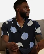 Love-Hotel-Season-1-Black-And-Blue-Floral-Shirt