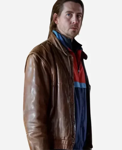 Magnus Lyng Blindspår Brown Leather Jacket