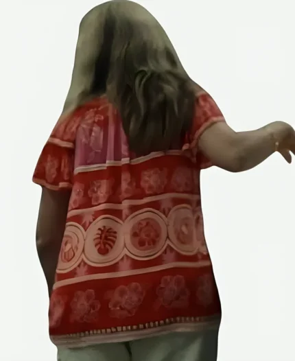 Mariana Treviño Stick 2025 Red V-Neck Blouse