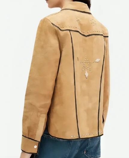 Martina-Castro-Ballard-2025-Victoria-Moroles-Brown-Suede-Leather-Jacket