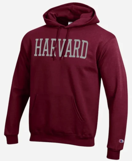 Men’s Champion Crimson Harvard Crimson Eco Powerblend Pullover Hoodie 