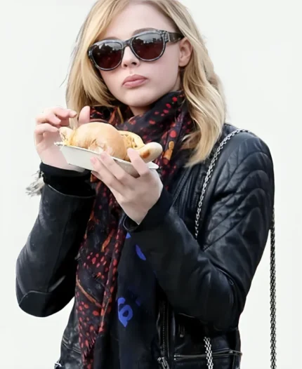 Mia Hall If I Stay Black Leather Jacket