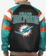 Miami Dolphins Leather Jacket
