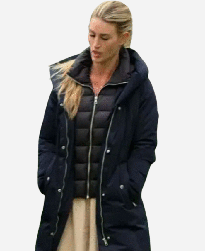Million Dollar Secret S01 Sydnee Falkner Blue Puffer Jacket