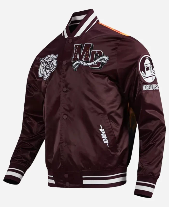 Morehouse Collage National Basketball Association All-Star Game 2025 Varsity Bomber Jacket