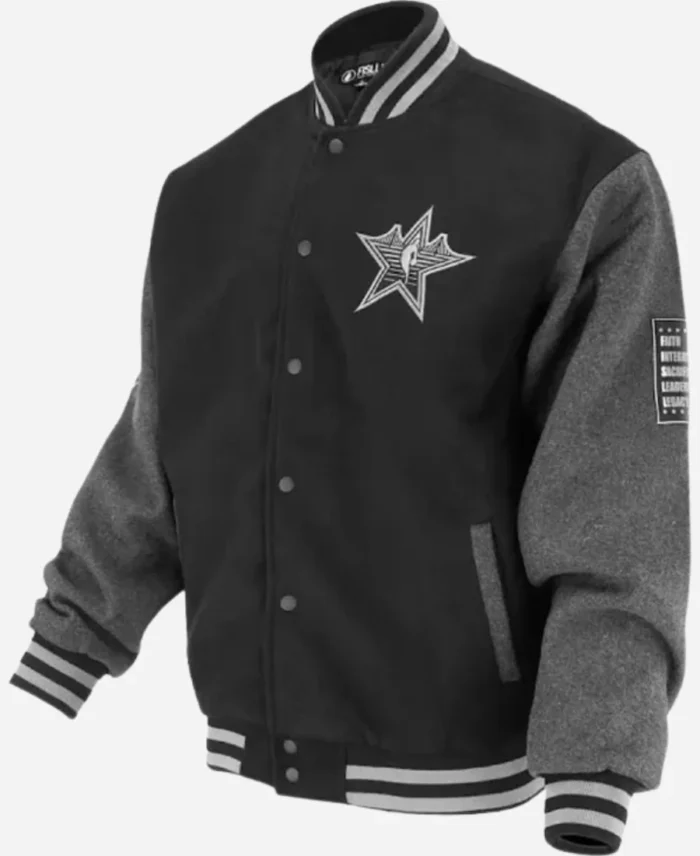 NBA All Star 2025 Black Varsity Jacket