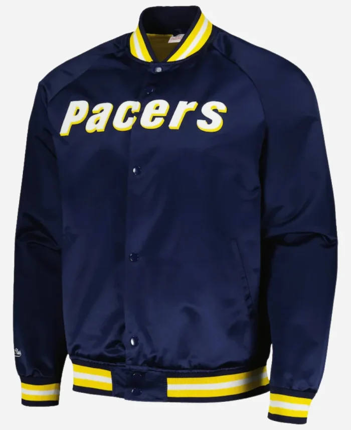 NBA Indiana Pacers 2025 Blue Bomber Jacket