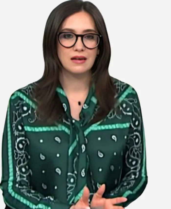 NBC-News-Daily-Savannah-Sellers-Green-Bandana-Print-Blouse