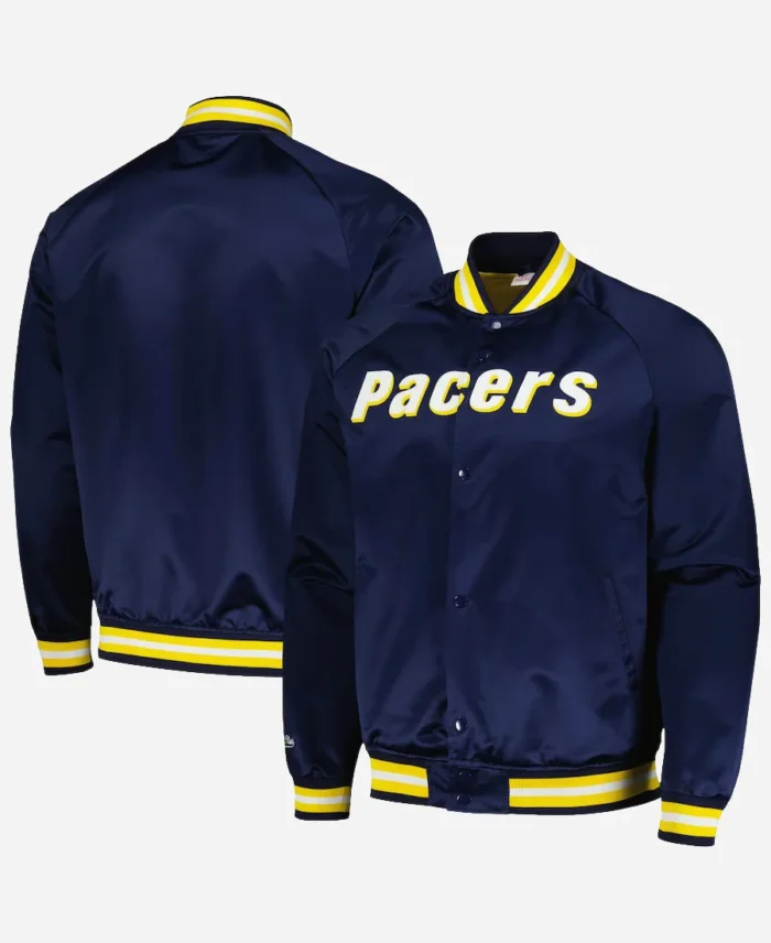 National Basketball Association Indiana Pacers 2025 Blue Varsity Bomber Jacket