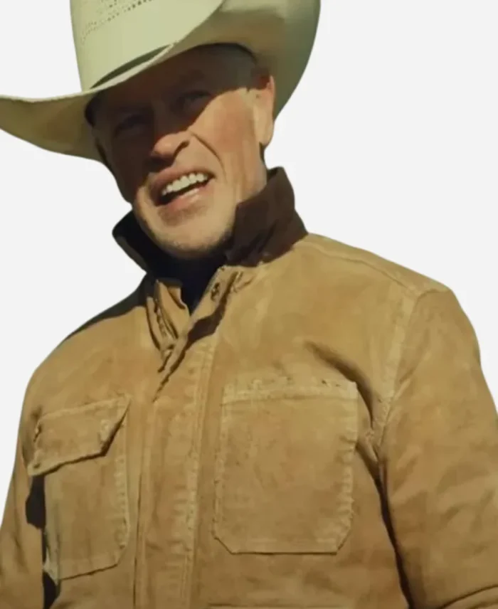 Neal McDonough The Last Rodeo 2025 Brown Cotton Jacket