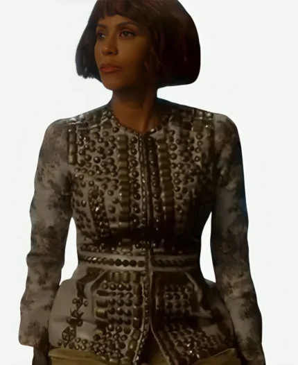 Nicole Ari And Just Like That S03 Studded Jacket