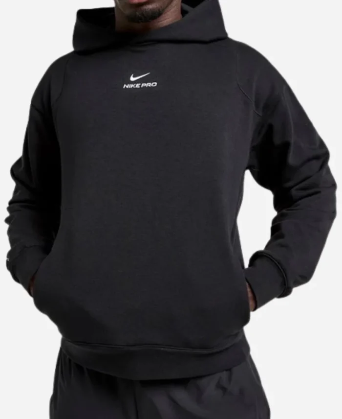 Nike PRO Dri-FIT Mid Layer Training Black Hoodie