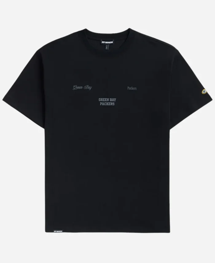 Off Season Packers Black Graphic T-Shirt