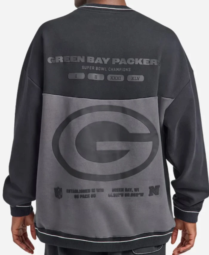 Off Season Packers Black Sweatshirt