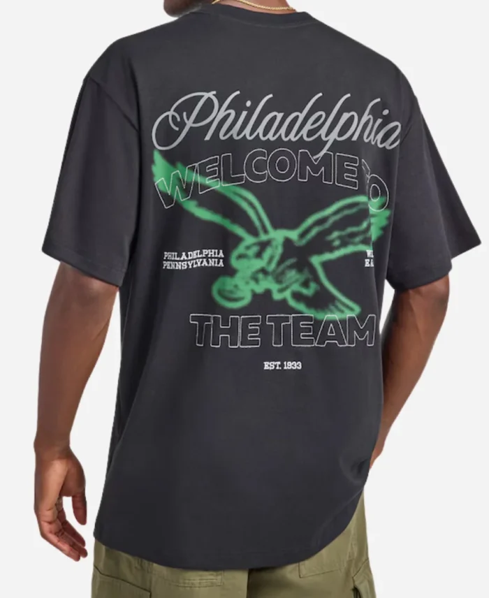 Off Season X NFL Philadelphia Eagles Black Graphic T-Shirt