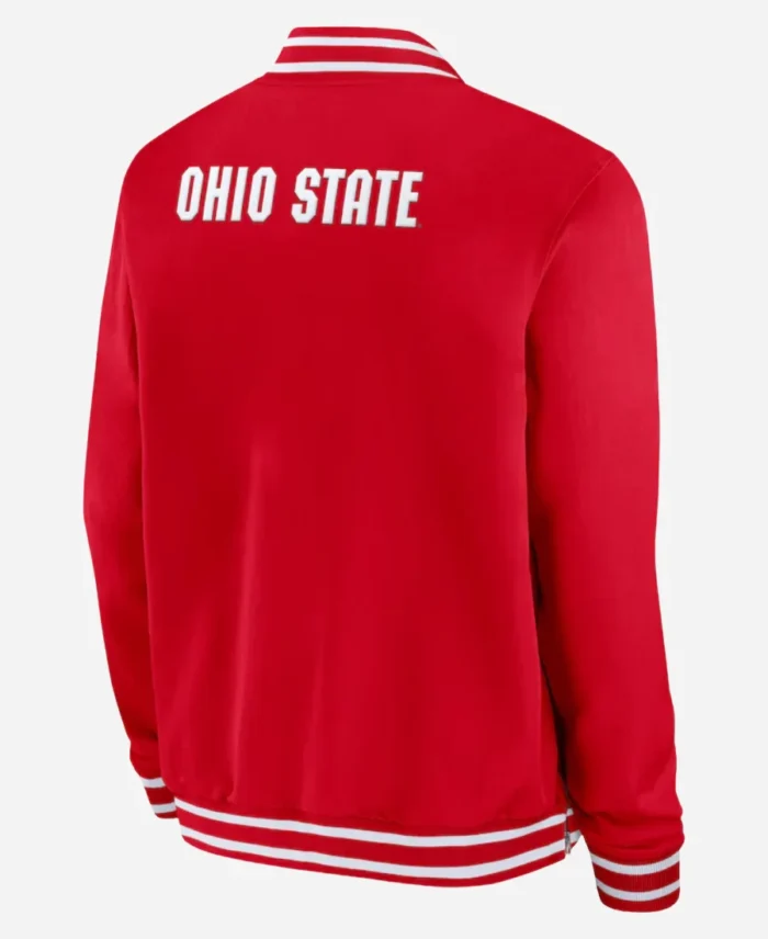 Ohio State Buckeyes 2025 Bomber Red Jacket