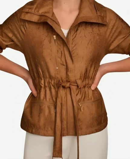 Patti LuPone And Just Like That S03 Belted Jacket
