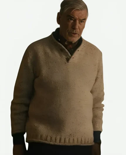 Pierce Brosnan Mobland 2025 Sweater