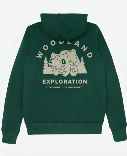 Pokémon Woodland Green Pullover Hoodie