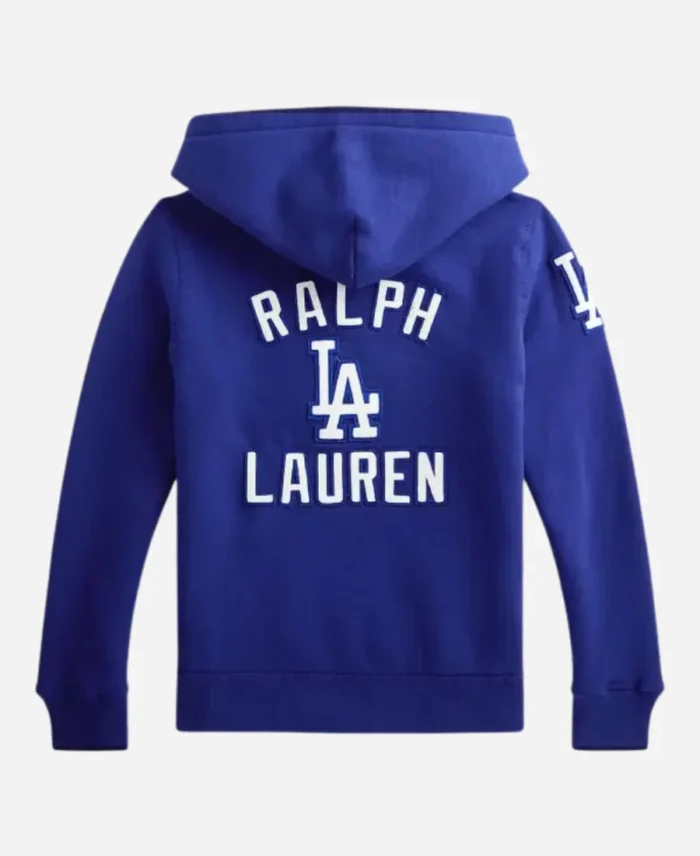 Polo Ralph Lauren Dodgers Blue Hoodie Back