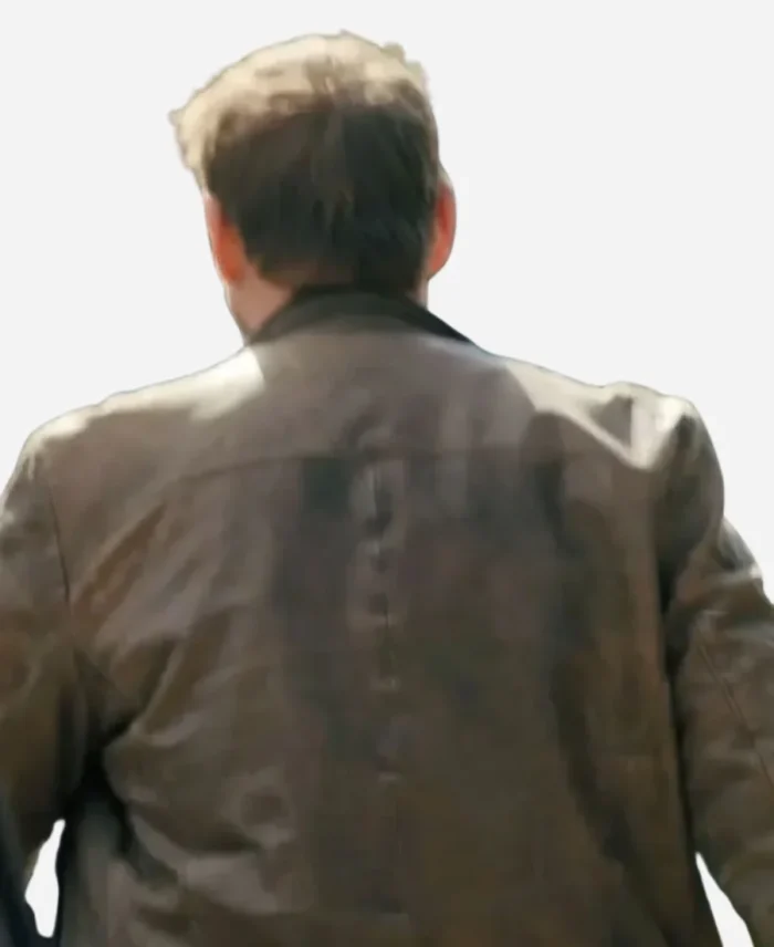 Prime Target Ali Suliman Brown Leather Jacket