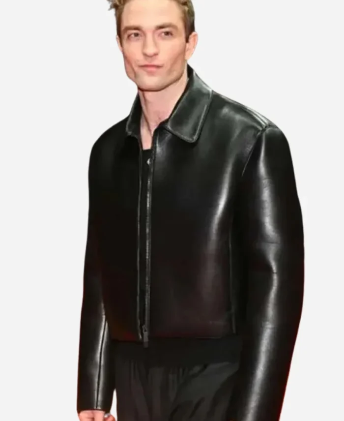 Robert Pattinson Movie Mickey 17 Mickey Barnes Black Leather Jacket