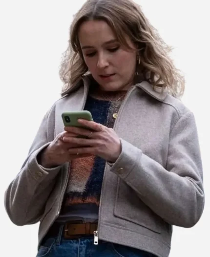 Rose-Ayling-Ellis-Code-of-Silence-2025-Alison-Woods-Grey-Wool-Jacket