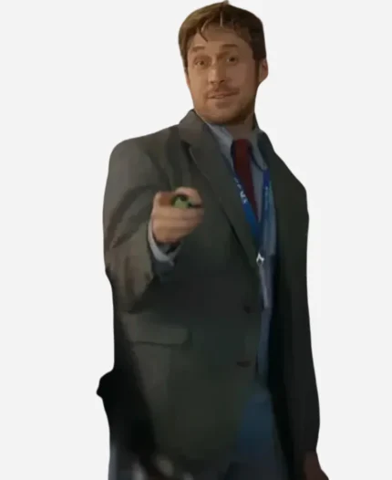 Ryan Gosling Project Hail Mary Grey Wool Blazer