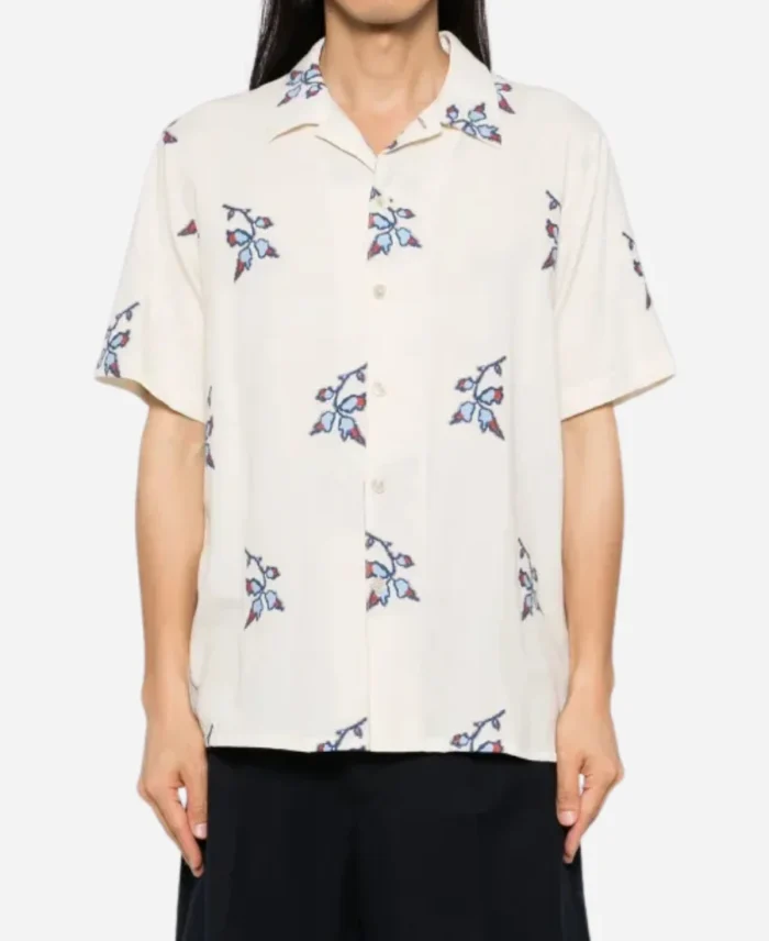 Scott Evans Access Hollywood 2025 Floral Camp Shirt