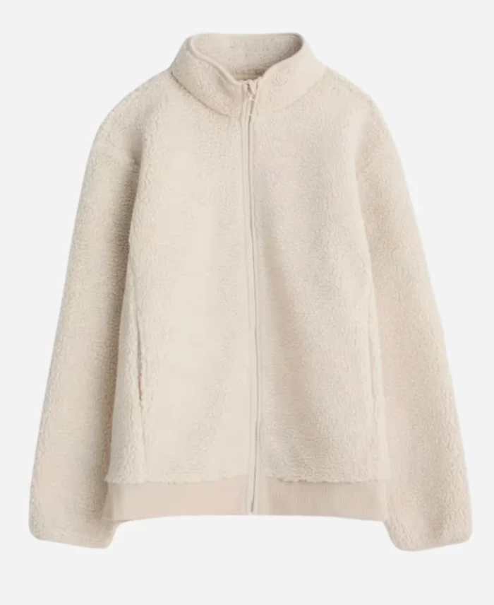 Seasalt Jory White Sherpa Jacket