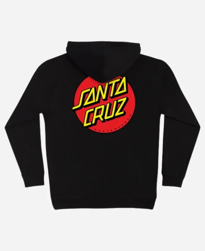 Skateboards-Santa-Cruz-Black-Pullover-Hoodie-For-Sale
