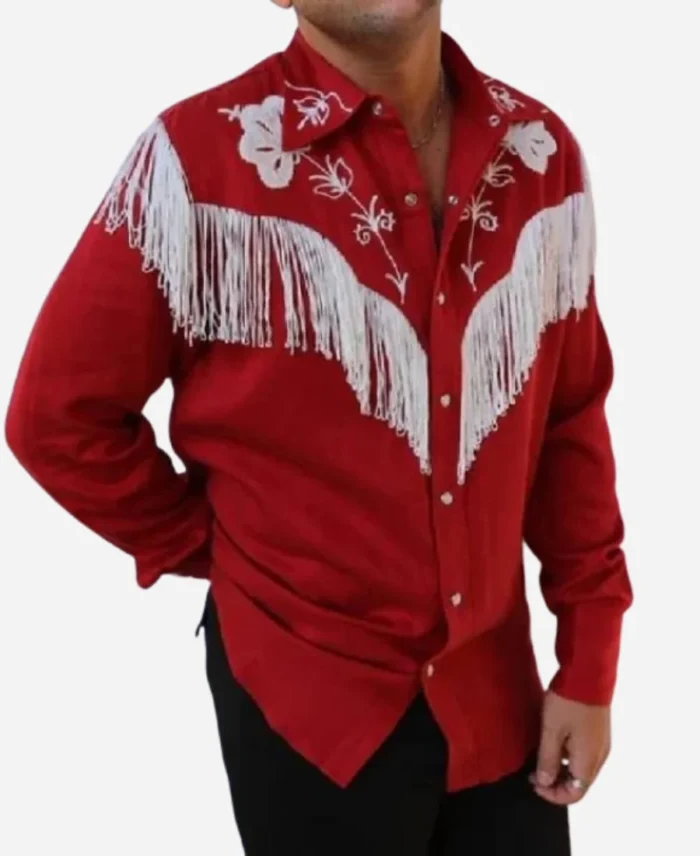 Slater Nalley American Idol S23 Western Fringe Shirt