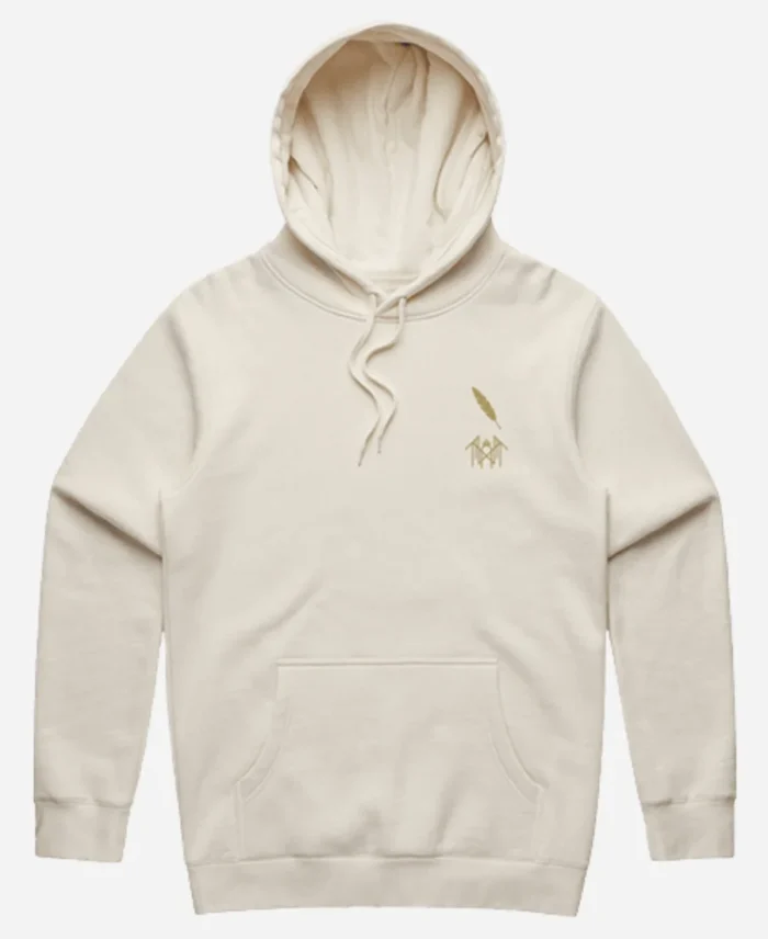 Sleep Token Even In Arcadia Feathered Host Cream Hoodie