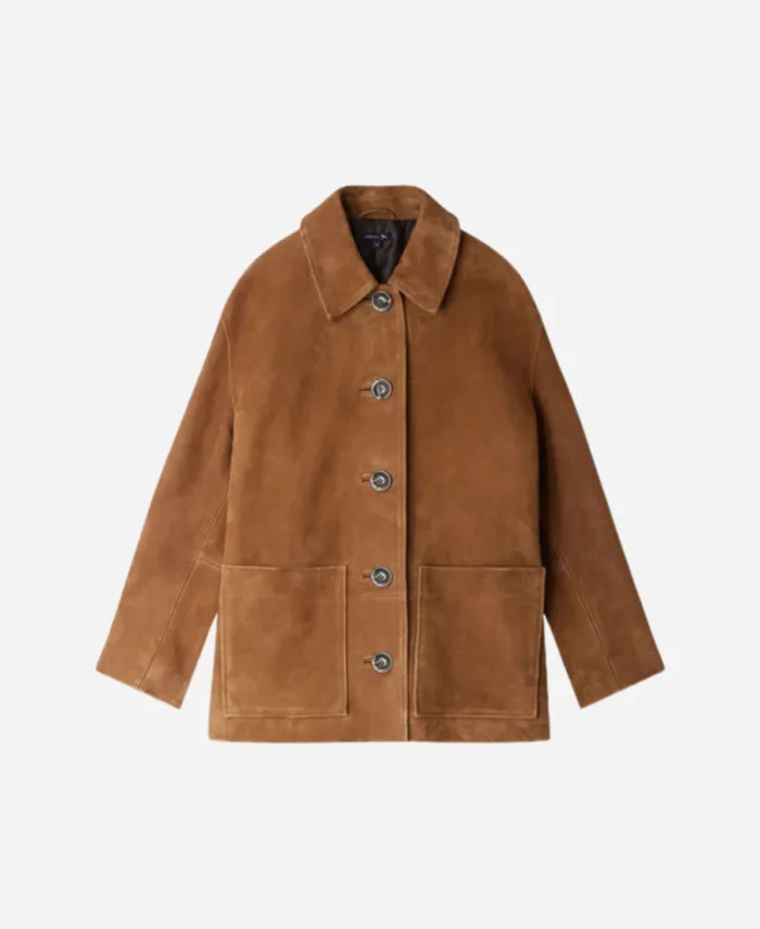 Soeur Brown Suede Jacket