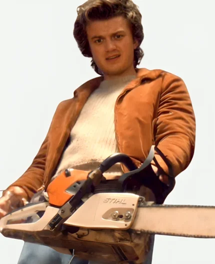 Steve Harrington Stranger Things S05 Brown Jacket