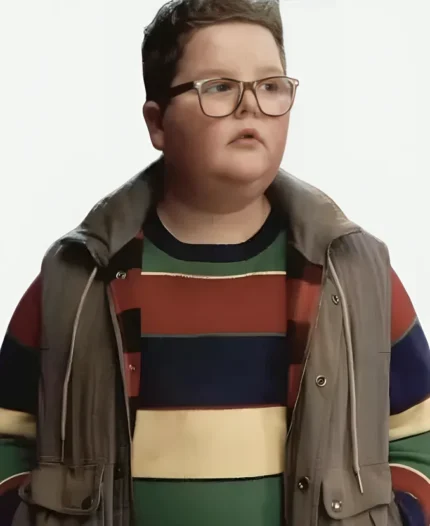Stranger Things S05 Jake Connelly Grey Vest