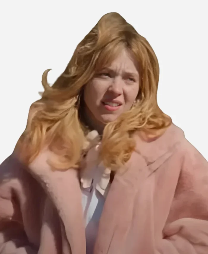 Sydney Sweeney Americana 2025 Pink Fringe Jacket