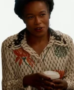 TV Series And Just Like That Season 03 Quincy Tyler Grace Floral Printed Shirt