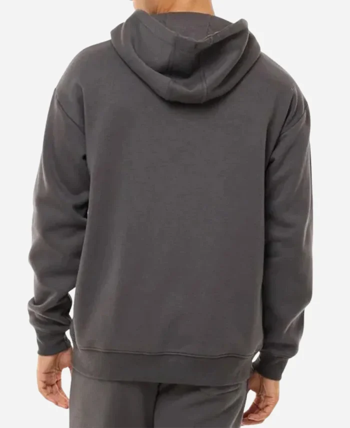 Taylah Sanders Prime Target Grey Cropped Hooded Jacket