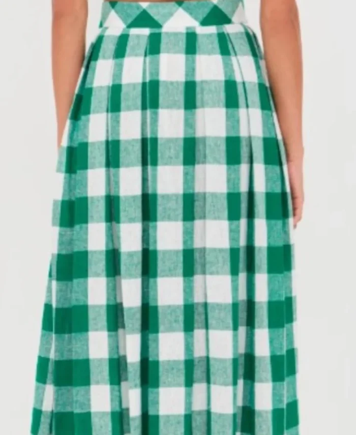 Taylor-Swift-Tight-End-University-Gingham-Skirt