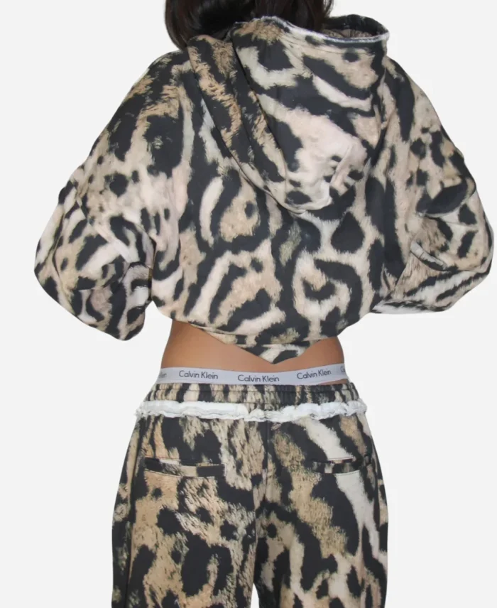The Leopard French Terry Hoodie
