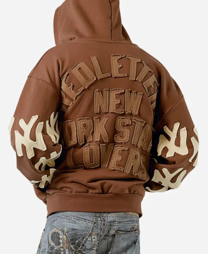 The-Today-Show-2025-Khalen-Saunders-NY-State-Lovers-Brown-Hoodie