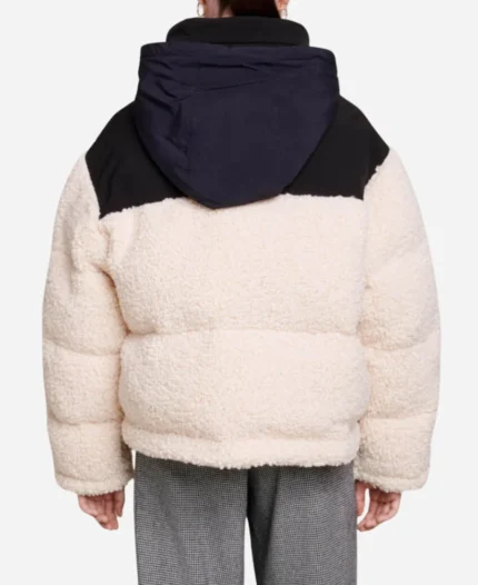 The Today Show Dylan Dreyer Shearling Puffer Jacket