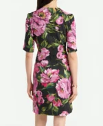 The View Alyssa Farah Griffin Black Floral Print Dress