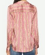 The Waterfront 2025 Danielle Campbell Chain Silk Blouse