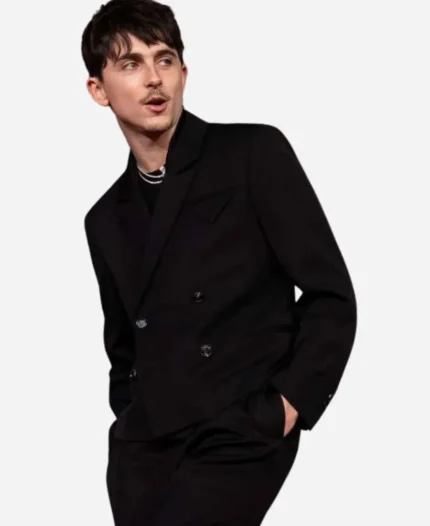 Timothée Chalamet BAFTA 2025 Black Blazer