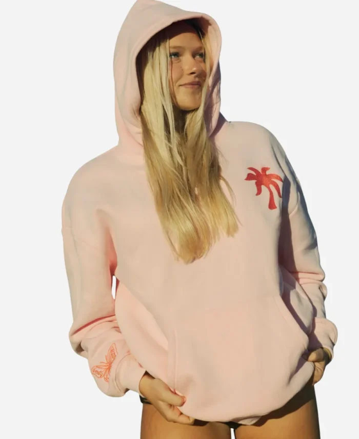 To Live For the Hope of it All Pink Hoodie Front