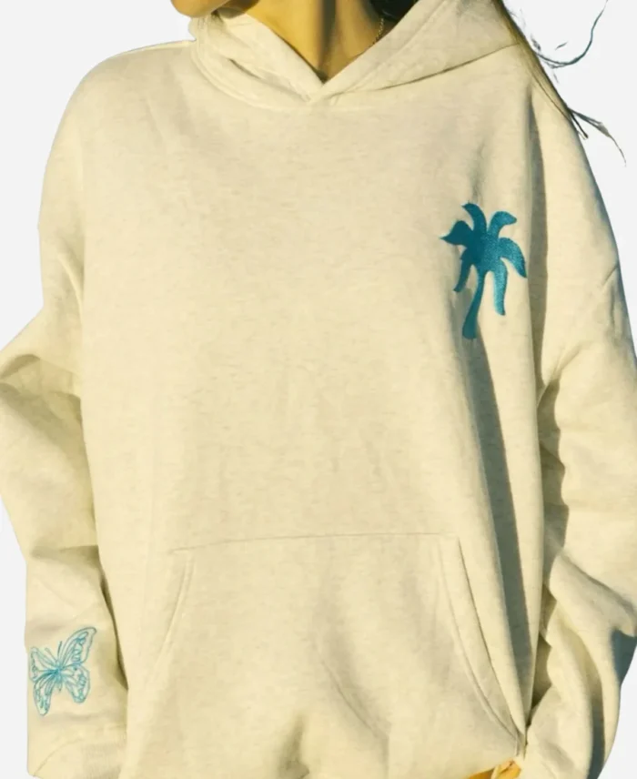 To Live For the Hope of it All White Hoodie Front